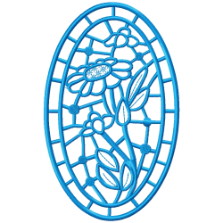 Flowers And Tree Embroidery Design 10